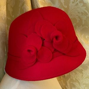 Red 1920’s inspired Hat